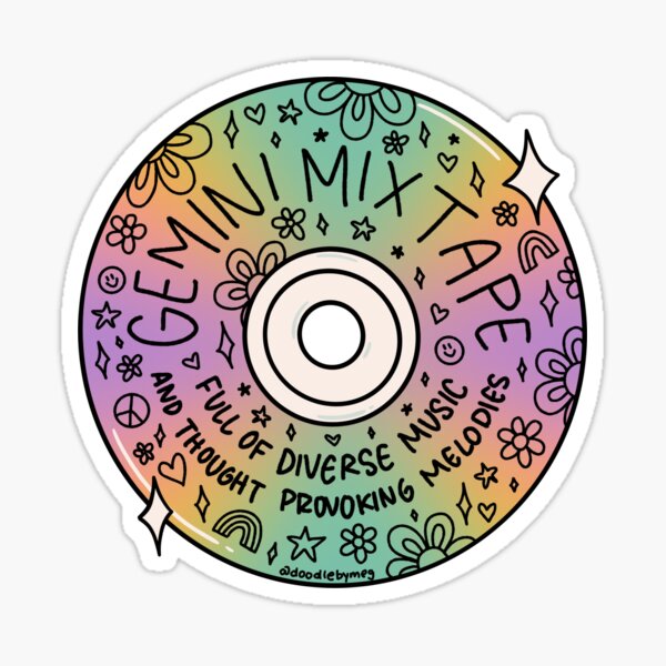 Item preview, Gemini Mixtape designed and sold by doodlebymeg.