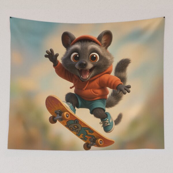 Item preview, Skater African Palm Civet designed and sold by Sillytoe.