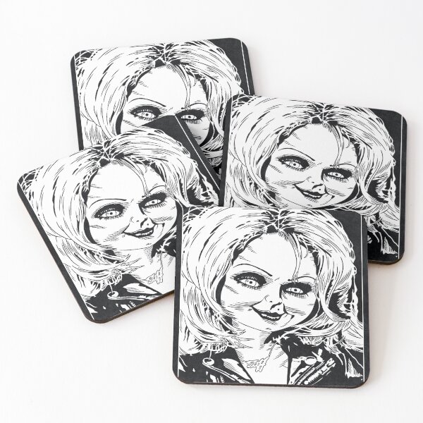 Item preview, TIFFANY - Bride of Chucky (Black and White) designed and sold by FamousWeirdosRB.