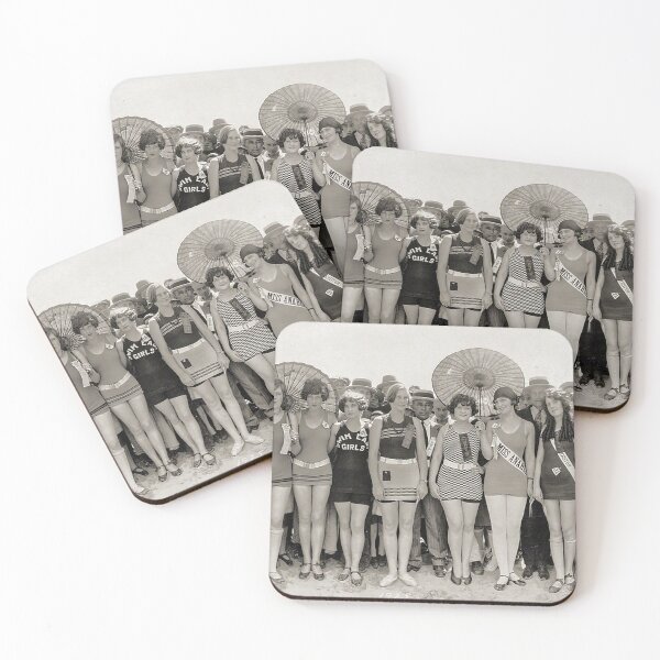 Item preview, 1925 ... shoreline of beauties! Vinatge photo of Beauty Contest designed and sold by PIXEL POP DESIGNS - Beyond the Norm!.