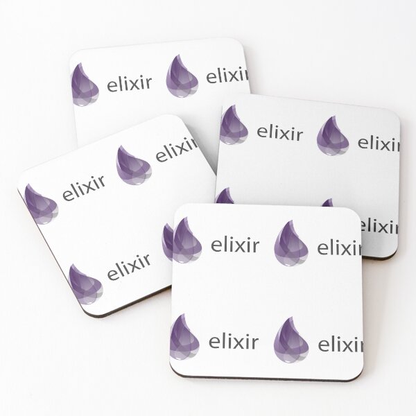 Item preview, Elixir Wordmark Original Logo 4x designed and sold by GlassySteel.