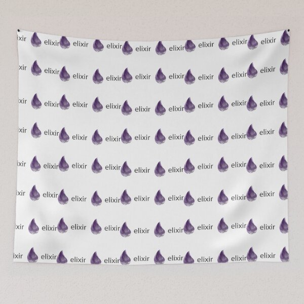 Item preview, Elixir Wordmark Original Logo 4x designed and sold by GlassySteel.