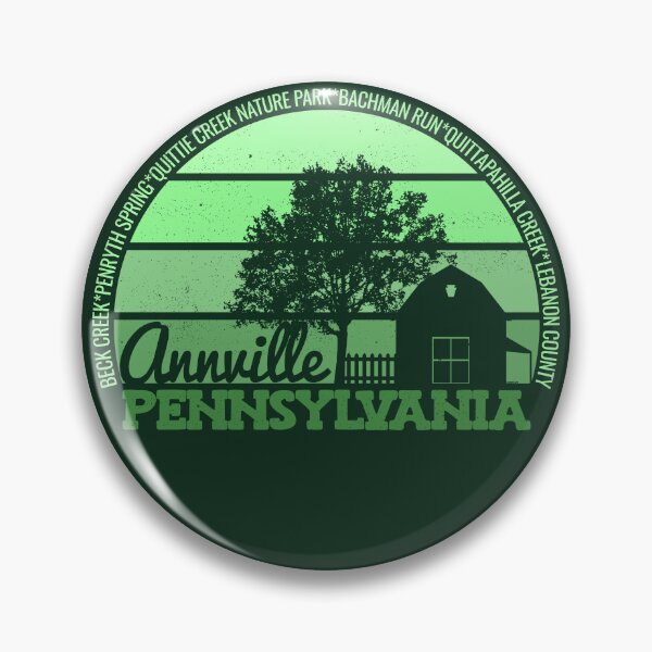 Item preview, Annville Pennsylvania Sunset Retro Vintage Local Pride Logo designed and sold by CRHPOD20.