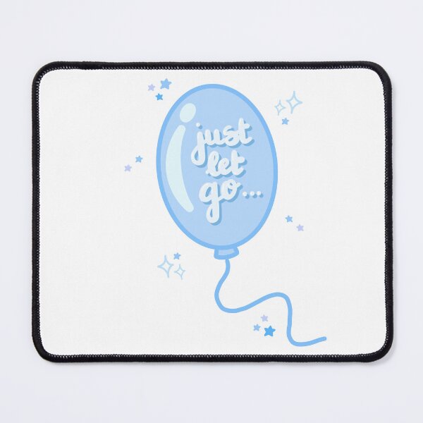 Item preview, Just Let Go – Minimalist Balloon Mental Health Quote Design designed and sold by theartbykay.