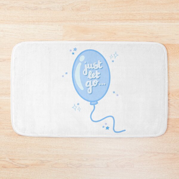 Item preview, Just Let Go – Minimalist Balloon Mental Health Quote Design designed and sold by theartbykay.