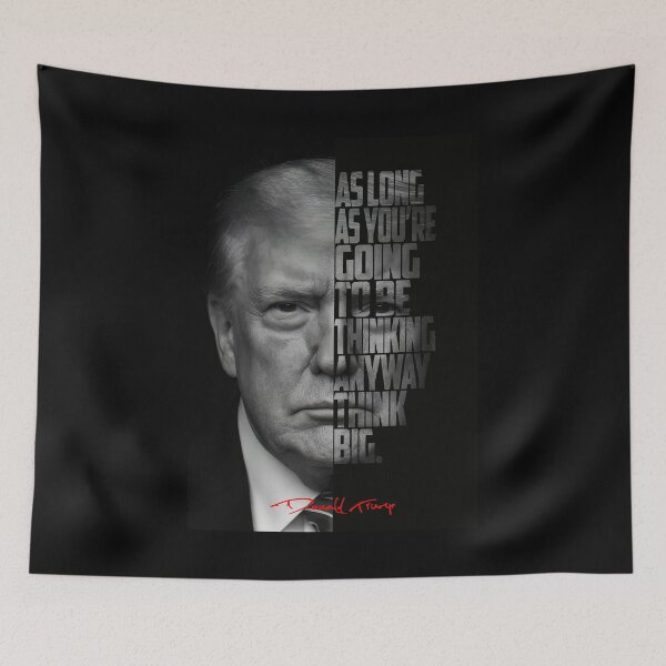 Item preview, Donald Trump Monochrome Portrait designed and sold by Enea Kelo.