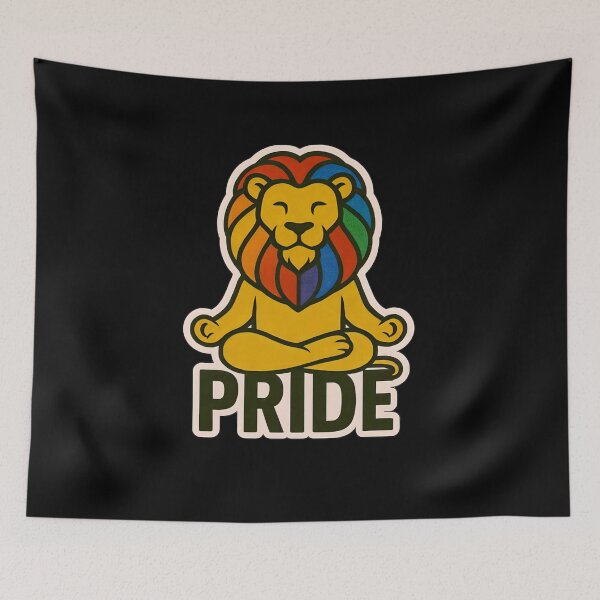 Item preview, Pride Month Lion designed and sold by PinUpPizzazz.
