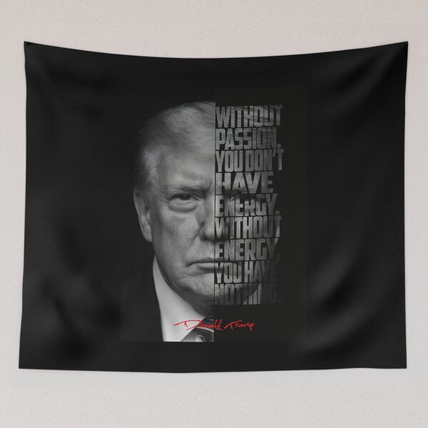 Item preview, Donald Trump Monochrome Portrait designed and sold by Enea Kelo.