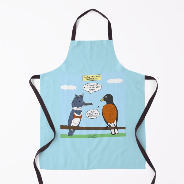 Item preview, Belted Kingfisher Naming Issue designed and sold by Out to Lunch Cartoons and More.