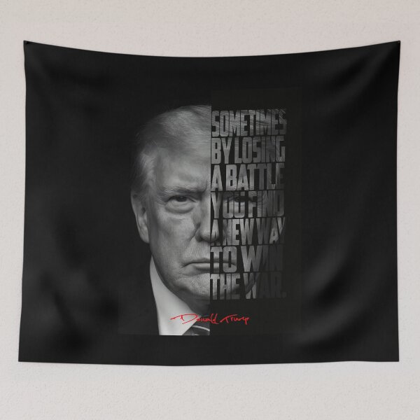 Item preview, Donald Trump Monochrome Portrait designed and sold by Enea Kelo.