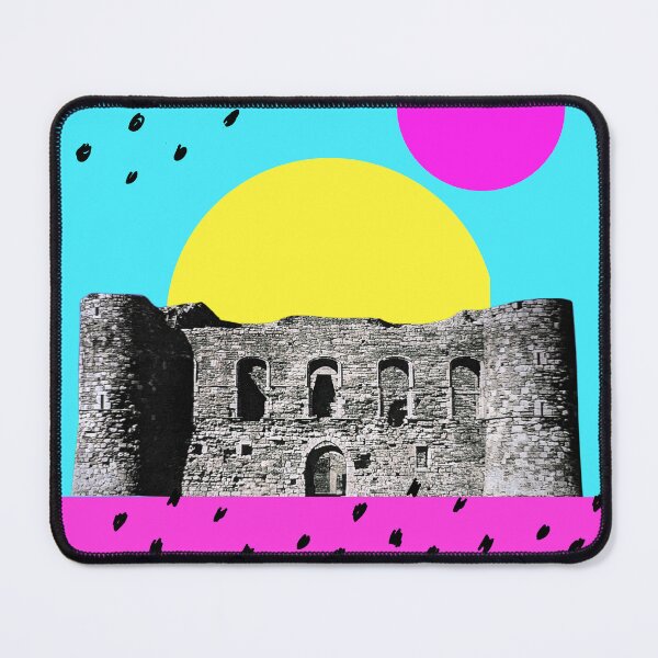 Item preview, Beaumaris Castle, Anglesey, Wales Modern Wall Art designed and sold by Cosmic Badger.