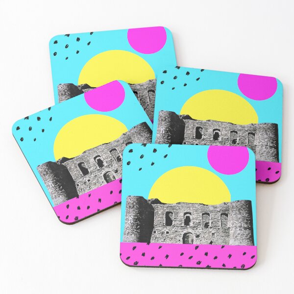 Item preview, Beaumaris Castle, Anglesey, Wales Modern Wall Art designed and sold by Cosmic Badger.