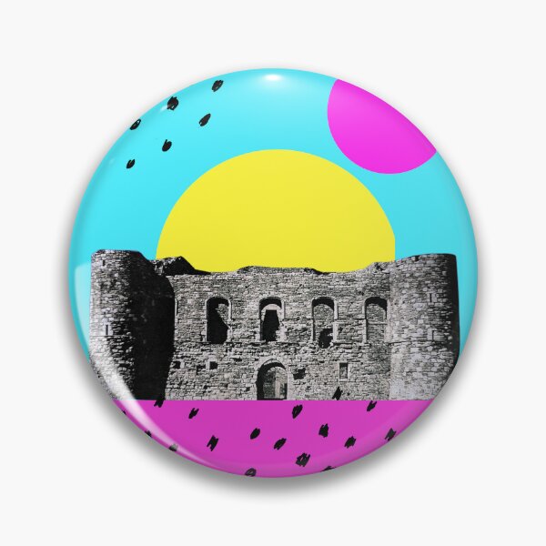 Item preview, Beaumaris Castle, Anglesey, Wales Modern Wall Art designed and sold by Cosmic Badger.