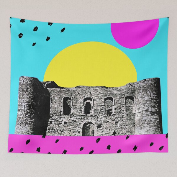 Item preview, Beaumaris Castle, Anglesey, Wales Modern Wall Art designed and sold by Cosmic Badger.