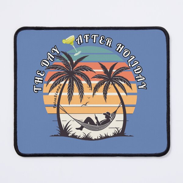 Item preview, The Day After Holiday – Tropical Relaxation Escape T-shirt & gifts designed and sold by FatsaStampa.