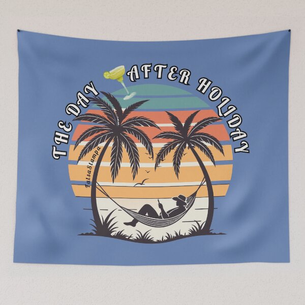 Item preview, The Day After Holiday – Tropical Relaxation Escape T-shirt & gifts  designed and sold by FatsaStampa.