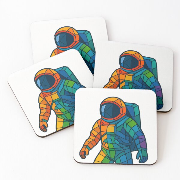 Item preview, Prismatic Astronaut designed and sold by TheWonkyEaselCo.