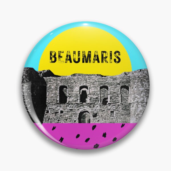Item preview, Beaumaris Castle, Anglesey, Wales Modern Wall Art Name designed and sold by Cosmic Badger.