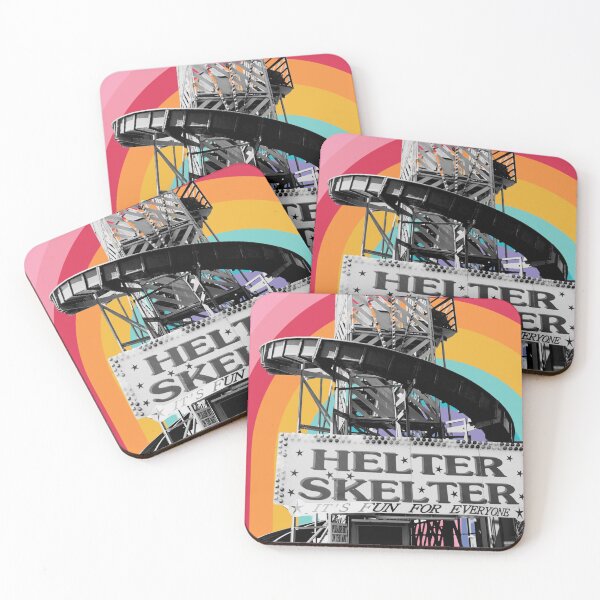 Item preview, Helter Skelter Fariground Rainbow Fun designed and sold by Cosmic Badger.