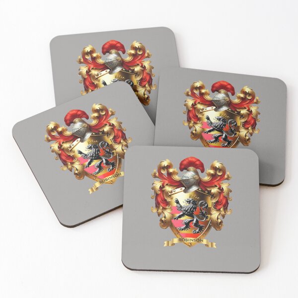Item preview, Robinson Family Crest – Regal English Heritage Shield designed and sold by Highlandkings.