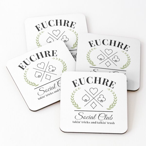 Item preview, Euchre Social Club funny Euchre player designed and sold by snowry.