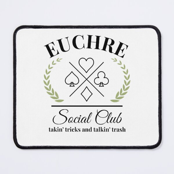 Item preview, Euchre Social Club funny Euchre player designed and sold by snowry.