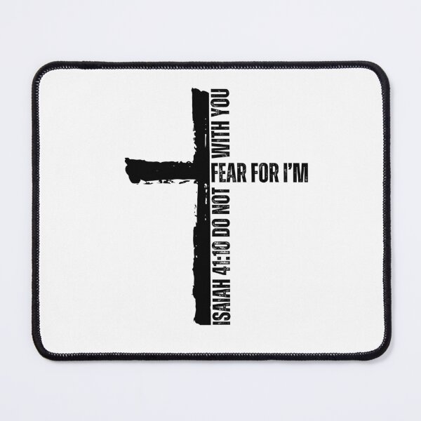 Item preview, Isiah 41:10 Do not fear for I am with you cross Christian designed and sold by snowry.