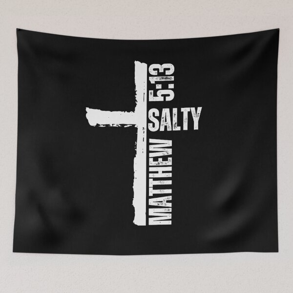 Item preview, Mathew 5:13 Salty cross Christian faith designed and sold by snowry.