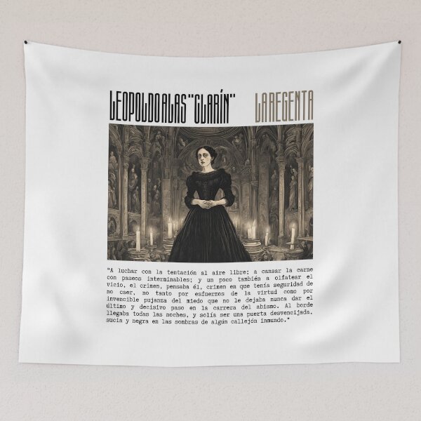 Item preview, Quote from 'La Regenta', by Leopoldo Alas "Clarín" designed and sold by Filologica.