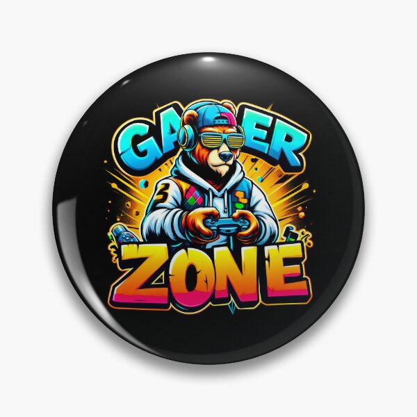 Item preview, Street Art slogan : Gamer Zone designed and sold by NEUMANN ArtWear Boutique.