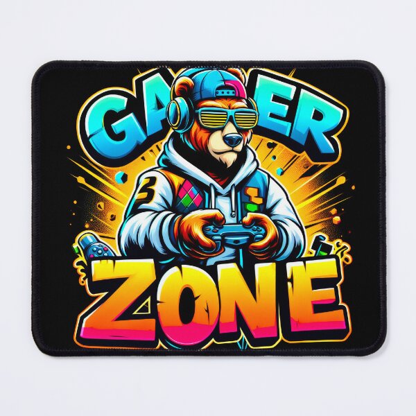 Item preview, Street Art slogan : Gamer Zone designed and sold by NEUMANN ArtWear Boutique.