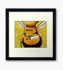 Dear Barry Benson Framed Print