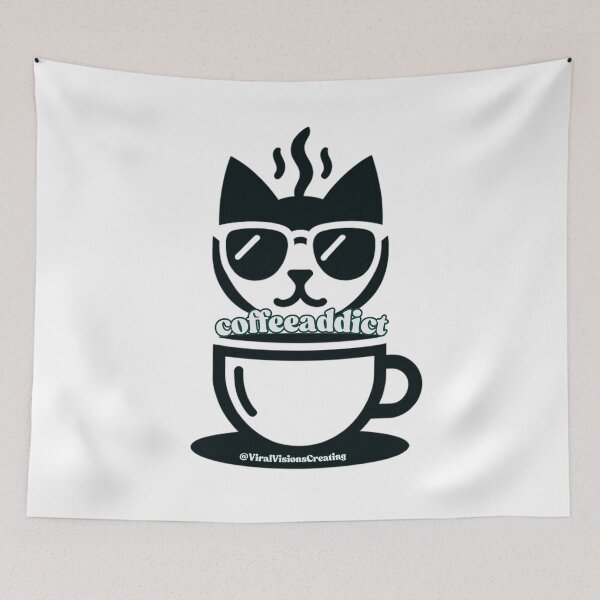 Item preview, coffeeaddict designed and sold by  ViralVisionsCreating .