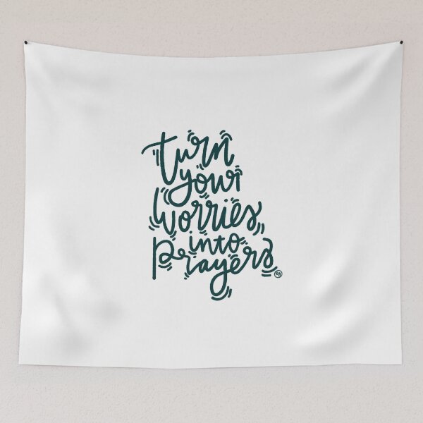 Item preview, “Worry into prayer” designed and sold by Erin Jeffries.