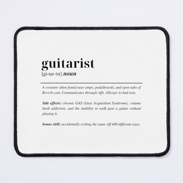 Item preview, Guitarist description (Black Text) designed and sold by Guitar Tone Chaser.
