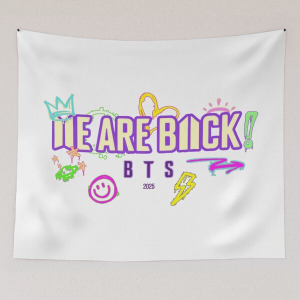 Item preview, BTS We Are Back! designed and sold by BTSFanmerch.