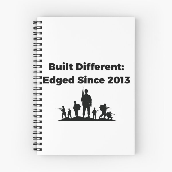 Item preview, Built Different – Edged Since 2013 designed and sold by iTzTreS.