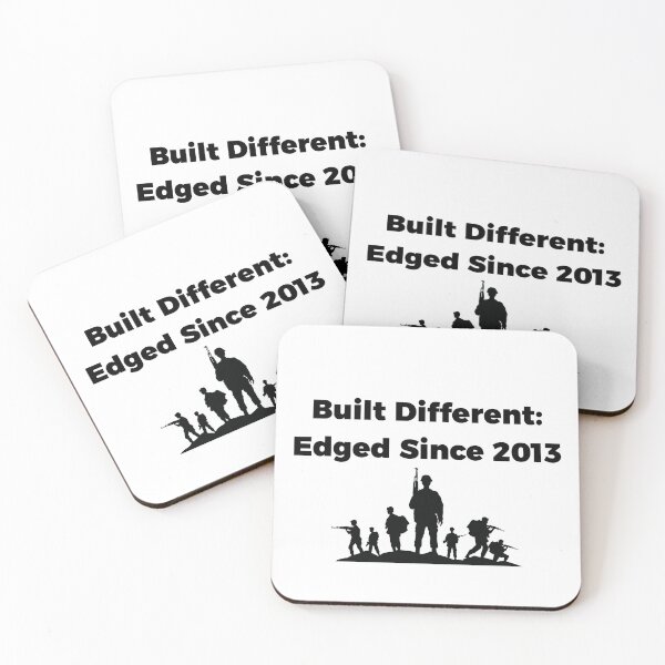 Item preview, Built Different – Edged Since 2013 designed and sold by iTzTreS.