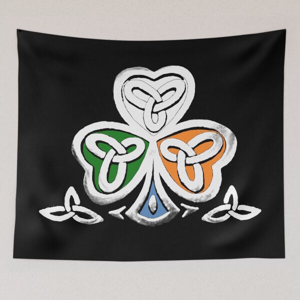Item preview, Tricolour Shamrock designed and sold by Murph's Images.