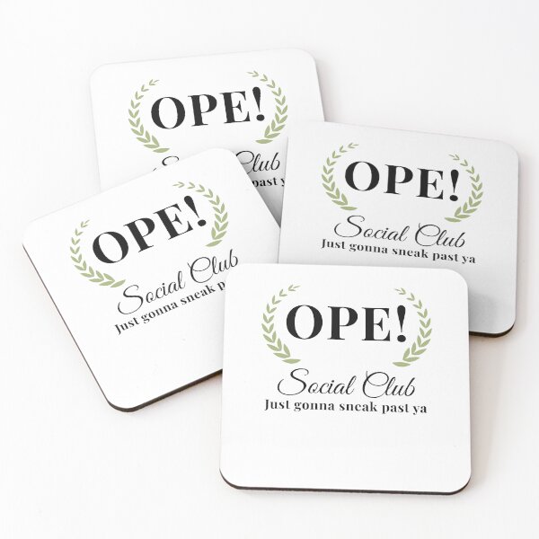 Item preview, Ope! Social Club funny midwestern saying Midwest sorry humor designed and sold by snowry.