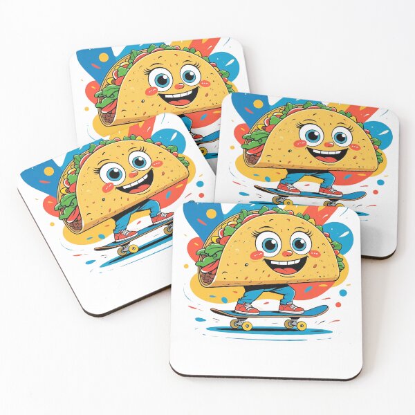 Item preview, Funny Skater Taco Character  Cool Food Street Art Aesthetic designed and sold by Cgriffin18.