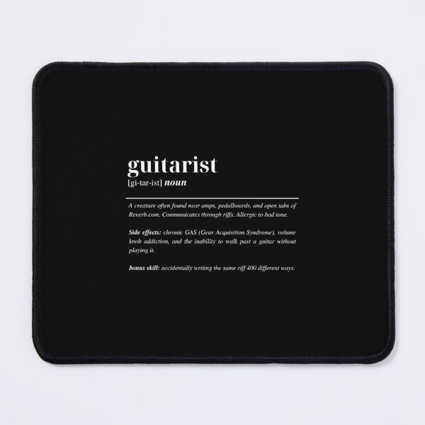 Item preview, Guitarist description (White Text) designed and sold by Guitar Tone Chaser.