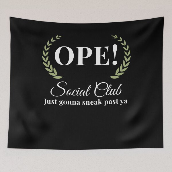 Item preview, Ope! Social Club funny midwestern saying Midwest sorry joke designed and sold by snowry.