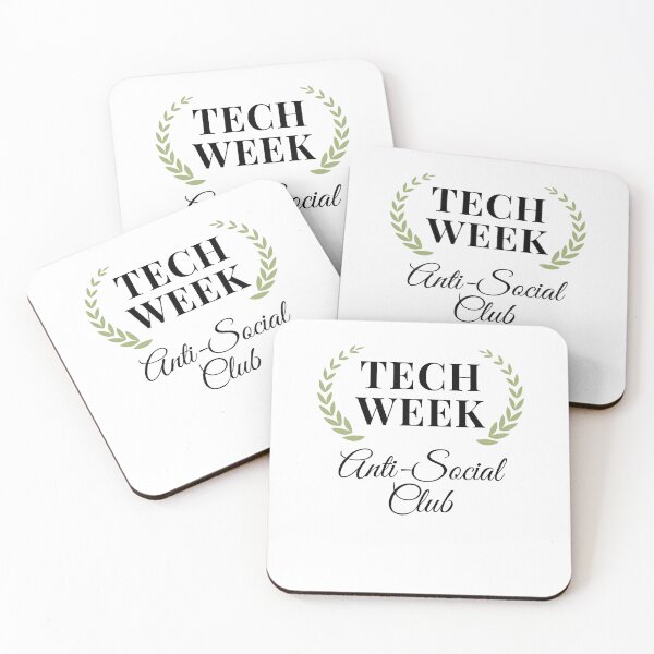 Item preview, Tech Week Anti-Social Club funny theatre humor designed and sold by snowry.