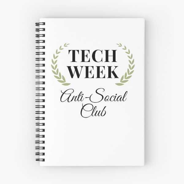 Item preview, Tech Week Anti-Social Club funny theatre humor designed and sold by snowry.