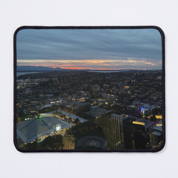 Item preview, Sunset over Seattle  designed and sold by thebentknitter.