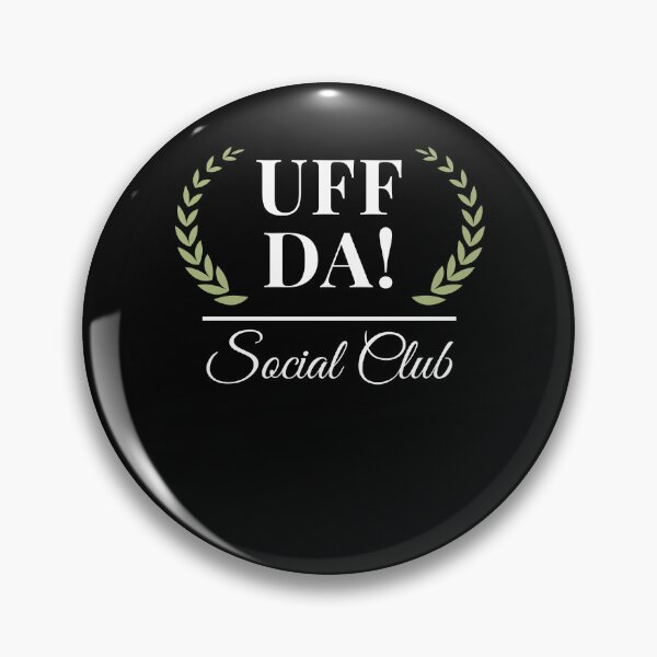 Artikelvorschau, Uff Da! Social Club lustiger Minnesota-Spruch Mittlerer Westen Humor entworfen und verkauft von snowry.