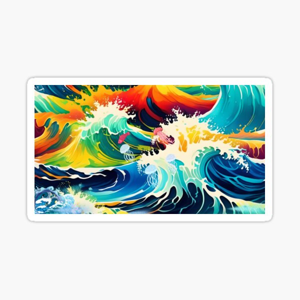 Aperçu de l'œuvre MER VAGUES MARITIMES OCÉAN RÊVE créée et vendue par Legally Pink Rebel.