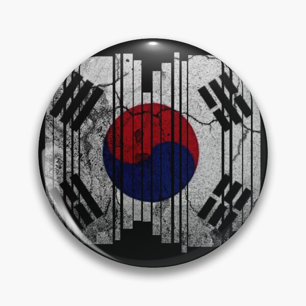 Item preview, Cool Grunge Slice Korean Flag Korea Pride designed and sold by TackyTime.