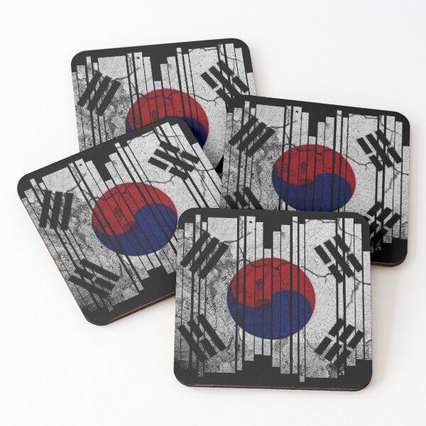 Item preview, Cool Grunge Slice Korean Flag Korea Pride designed and sold by TackyTime.
